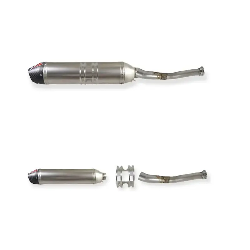 Silencieux 4 temps pour YAMAHA YZF 250 (07-08) Aluminium / Carbone Commander Vite