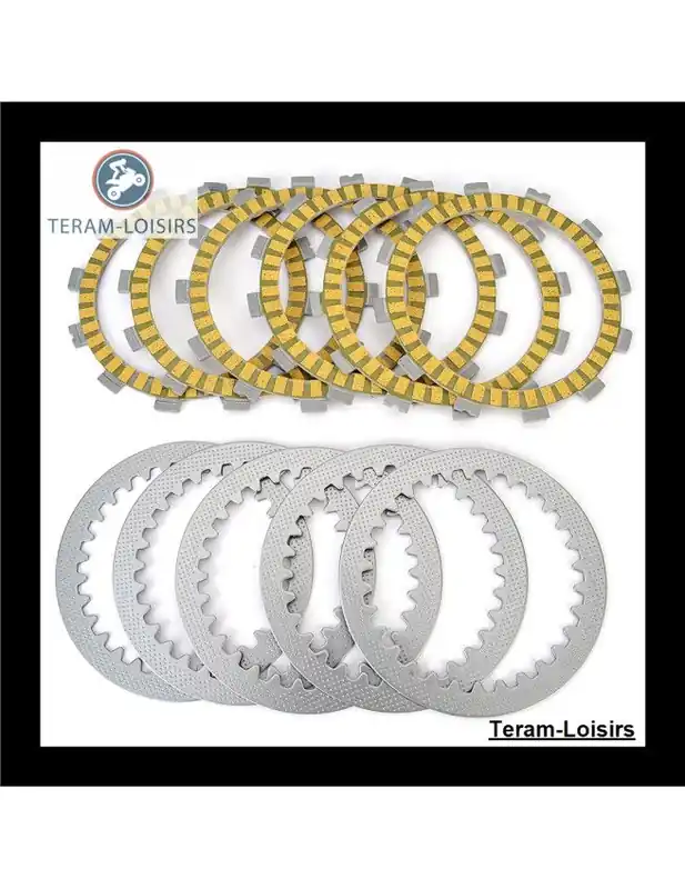 Marque Kit Disques garnis + lisses Embrayage pour Suzuki RG 125 Gamma de 1992 1993 1994