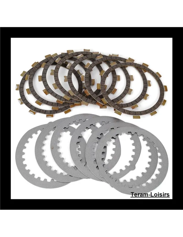 Populaire Kit Disques garnis + lisses Embrayage pour YAMAHA DT250 de 1975 1976