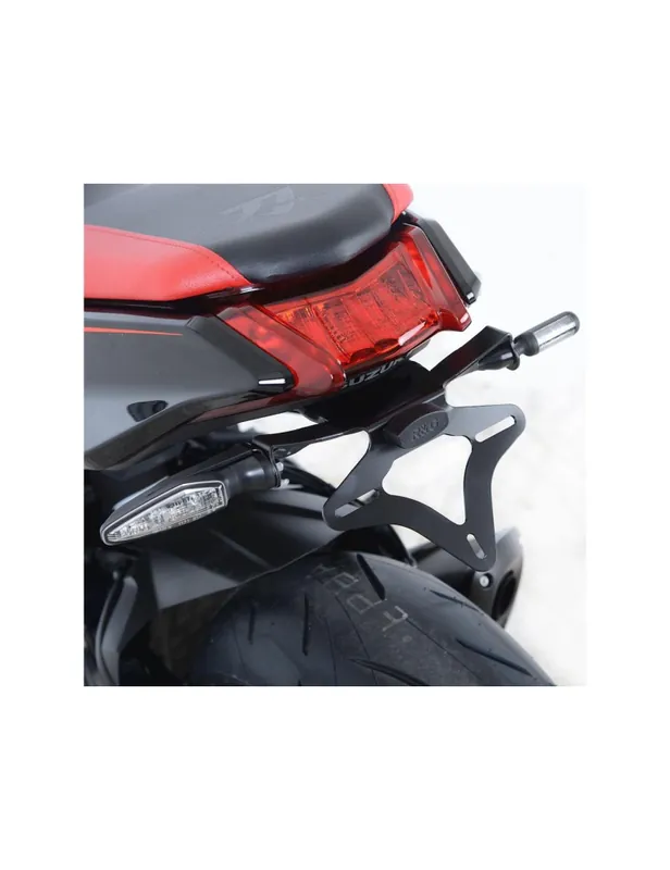 Nouvel Arrivage Support de plaque R&G RACING noir Suzuki Kanata