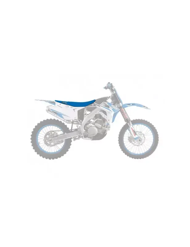 Housse de selle BLACKBIRD Double Grip 3 bleu/blanc TM Achat Immédiat