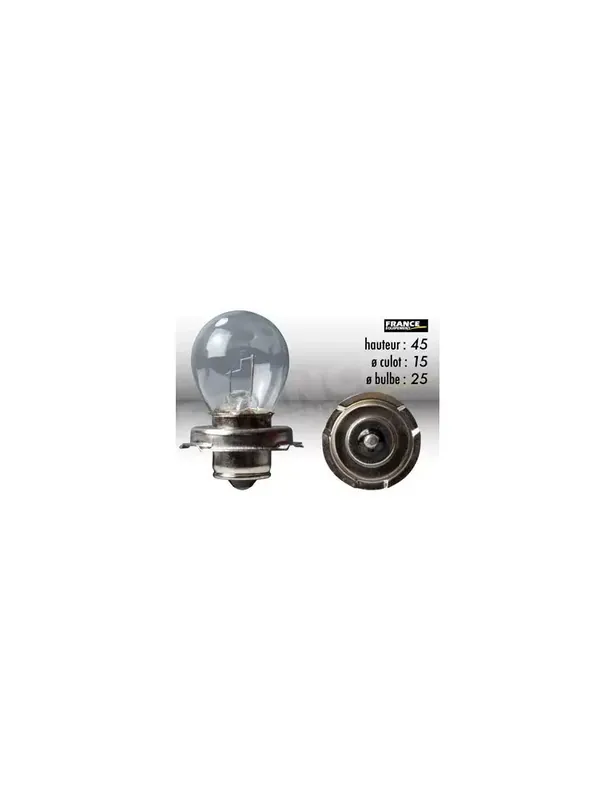 Vente Directe AMPOULE PHARE P26S 6V15W