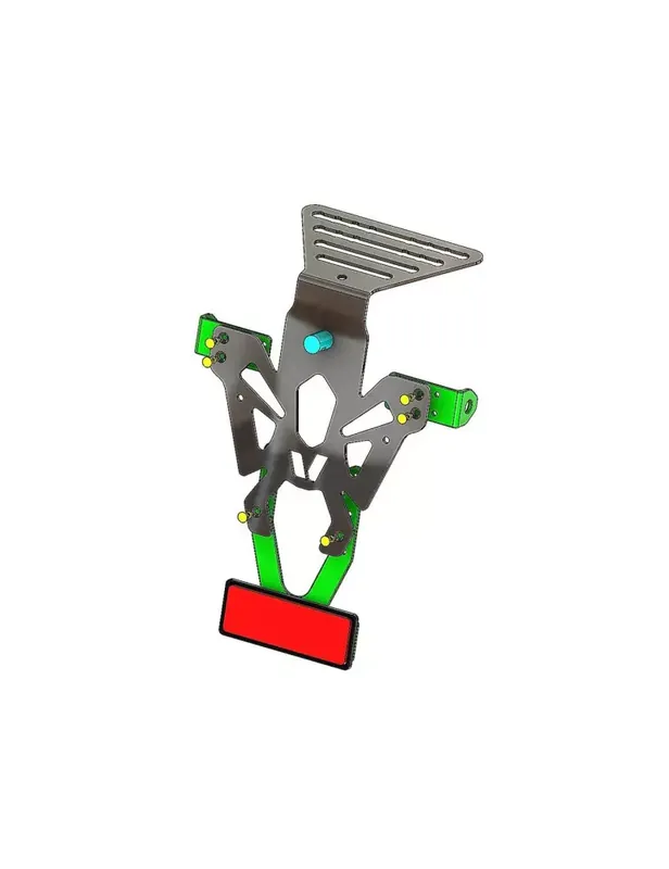 Nouveauté Support de plaque V PARTS noir universel