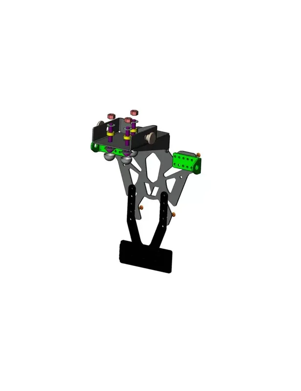 Support de plaque V PARTS noir Yamaha YZF-R1 Dernière Chance