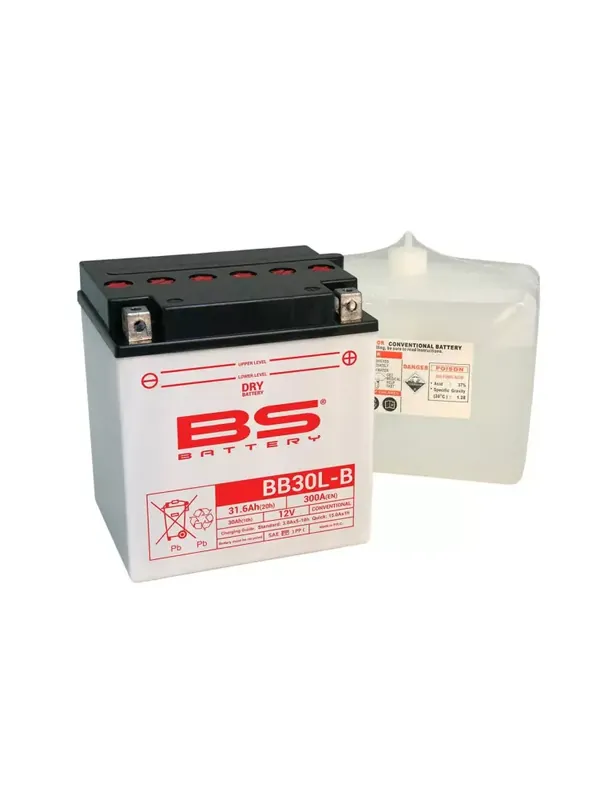 Acheter En Ligne Batterie BS BATTERY BB30L-B haute performance livrée avec pack acide