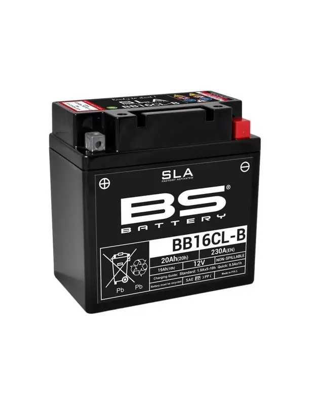 Acheter En Ligne Batterie BS BATTERY BB16CL-B SLA sans entretien activée usine