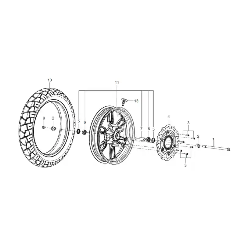 Dernière Chance Roue Avant 1 – AXE DE ROUE AV