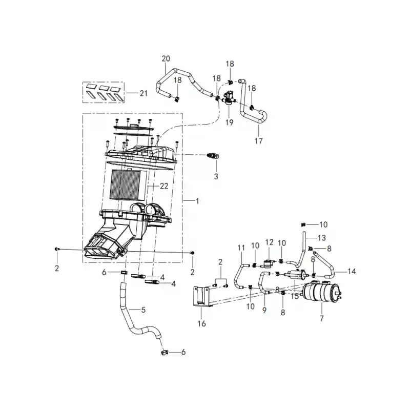 Vente Flash Boitier Filtre à Air 3 – CAPTEUR TEMPERATURE AIR QJ