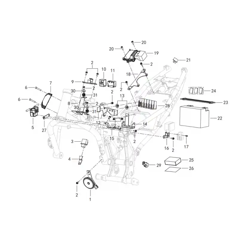 Composant Electrique 21 – DIODE DE DEMARREUR Paiement Sécurisé