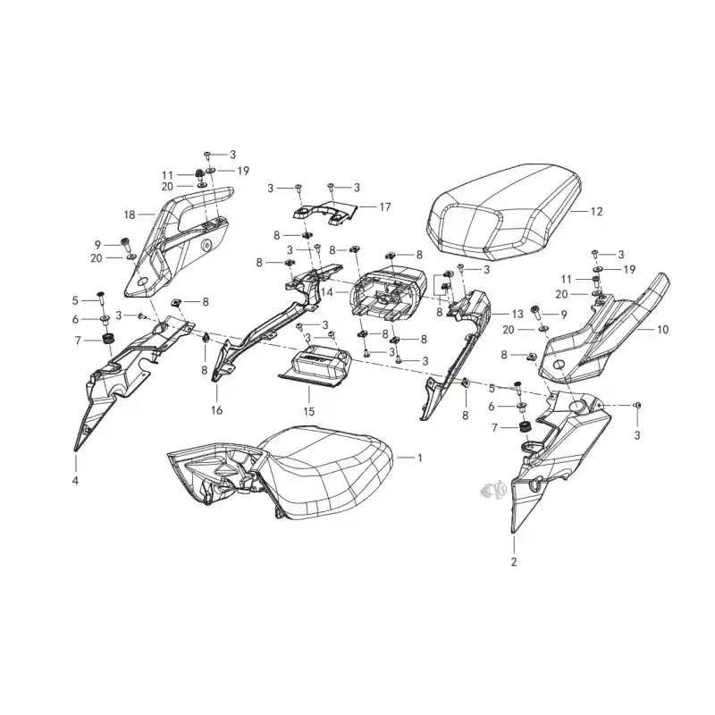 Coque Arrière / Selles 20 – RONDELLE Vente Directe