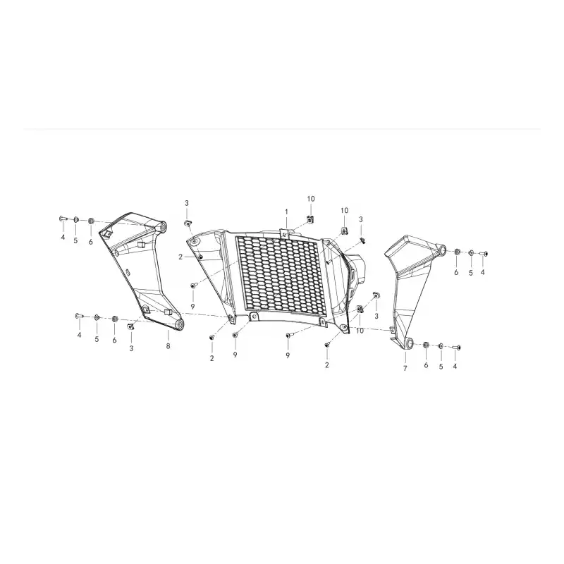 Protection Radiateur 4 – VIS M6X20 QJ Prix Choc