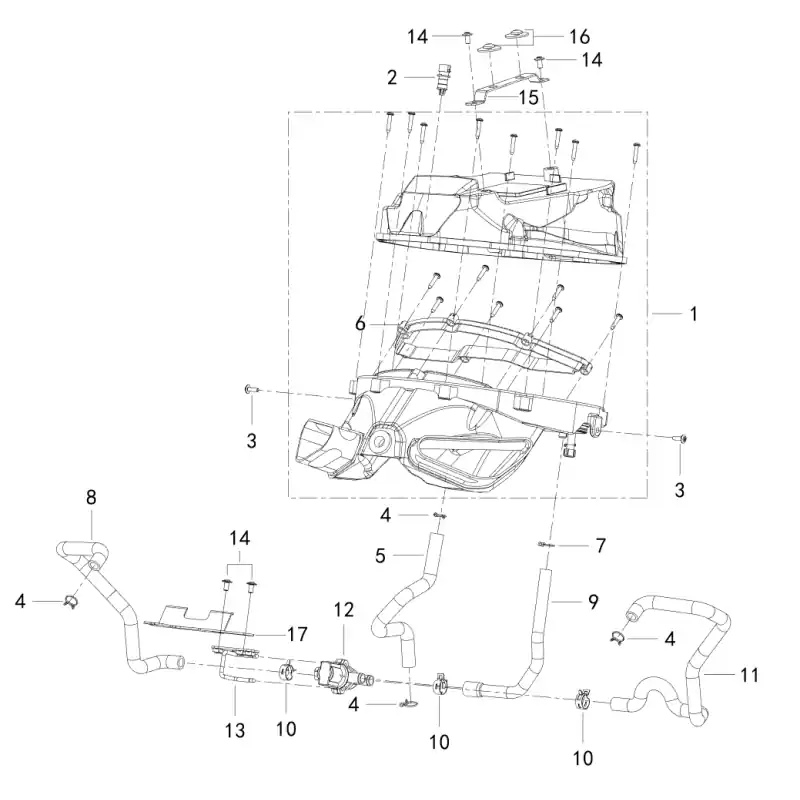 Prix Choc Boitier Filtre à Air 14 – VIS M6X12