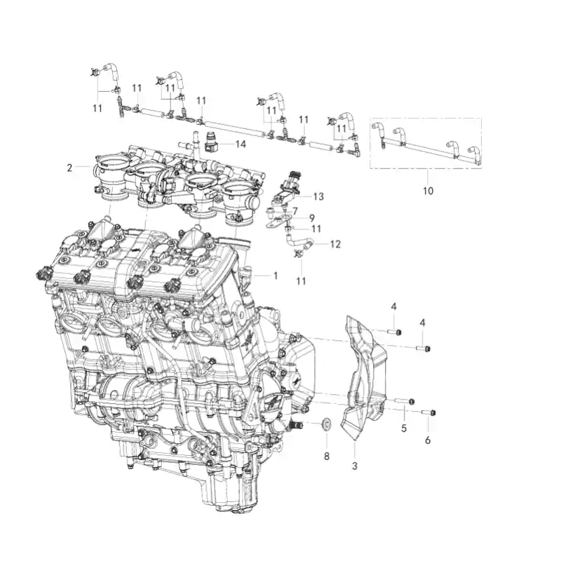 Moteur 7 – VIS M8X16 SRV 125 Promotion Saisonnière