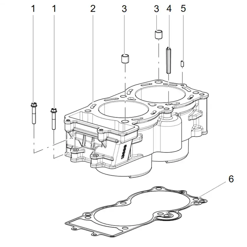 Cylindre 1 – VIS M6X25 QJ Promotion