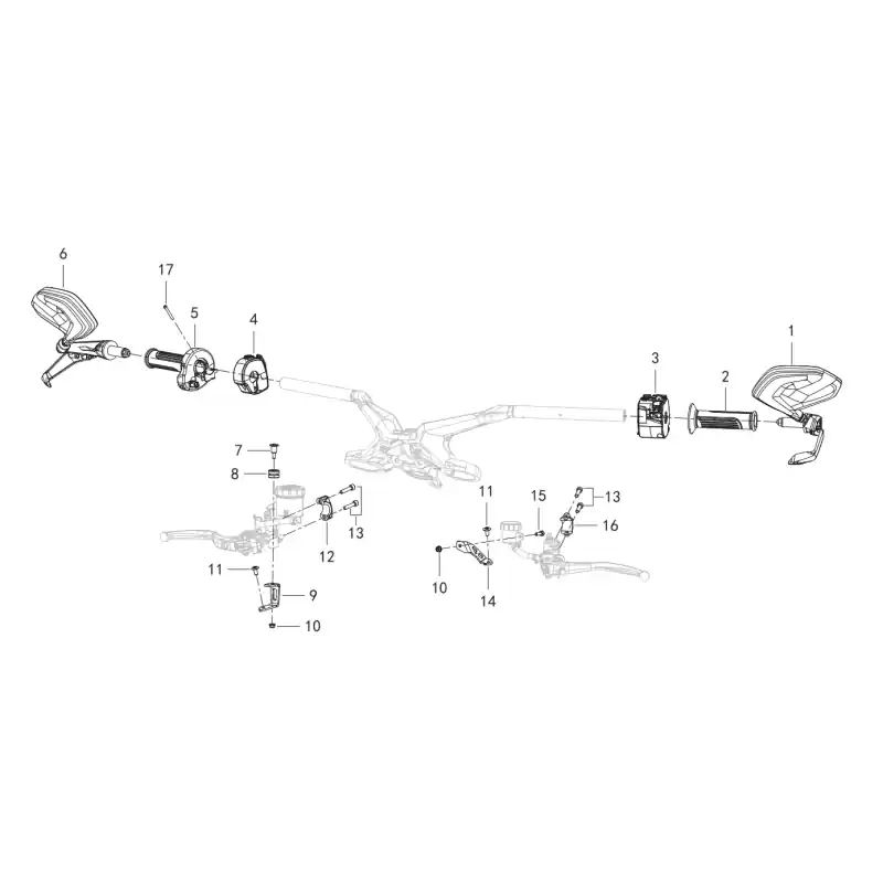 Rétroviseurs / Commodo 13 – VIS M6X25 QJ Dernière Chance