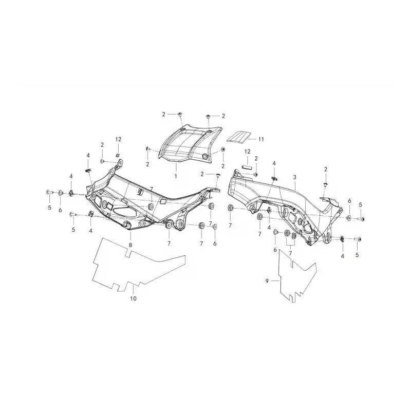 Couvre Réservoir 5 – VIS M6X20 QJ Usine Directe