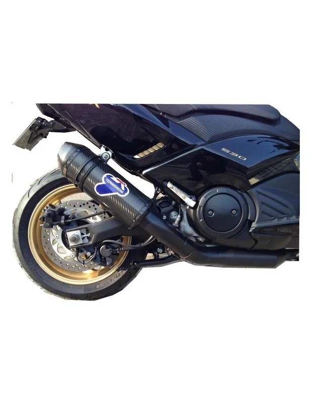 Top Vente Pot d&rsquo;Échappement Termignoni carbone black Tmax 530 12-16 Homologué