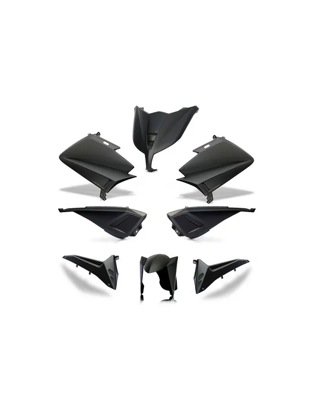 Kit carrosserie BCD TMAX 530 12-14 (face AV sans leds) (coques sans poignées) (Flancs avec rétroviseurs) Petit Prix