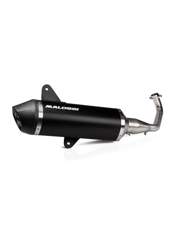 Pot d&rsquo;échappement Malossi RX black Vespa GTS Super HPE 300 euro-5 21-23 (ligne complète Homologuée catalysé) Remise