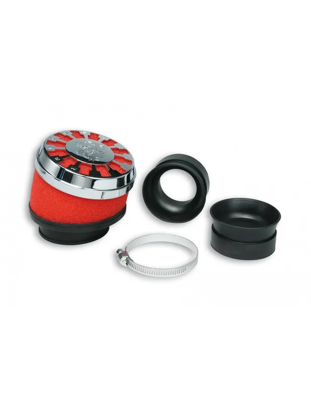 Vente Directe Filtre à air RED Filter Malossi E13 Piaggio Zip 50 2t / Zip 50 2t SP (phbh – mikuni – keihin)