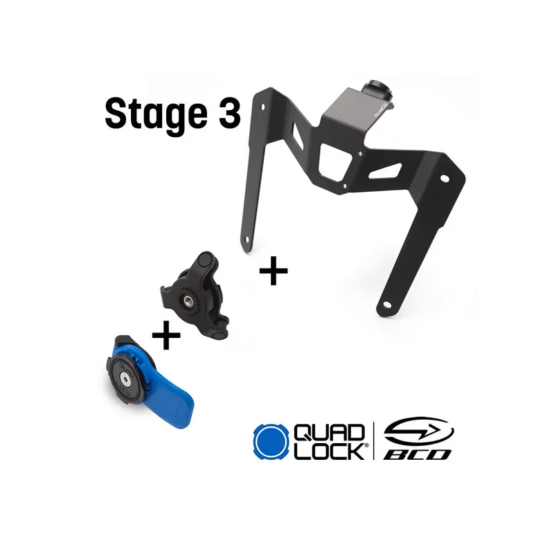 Support téléphone BCD Quadlock BMW R 1250 GS / Adventure 19-23 Livraison Express