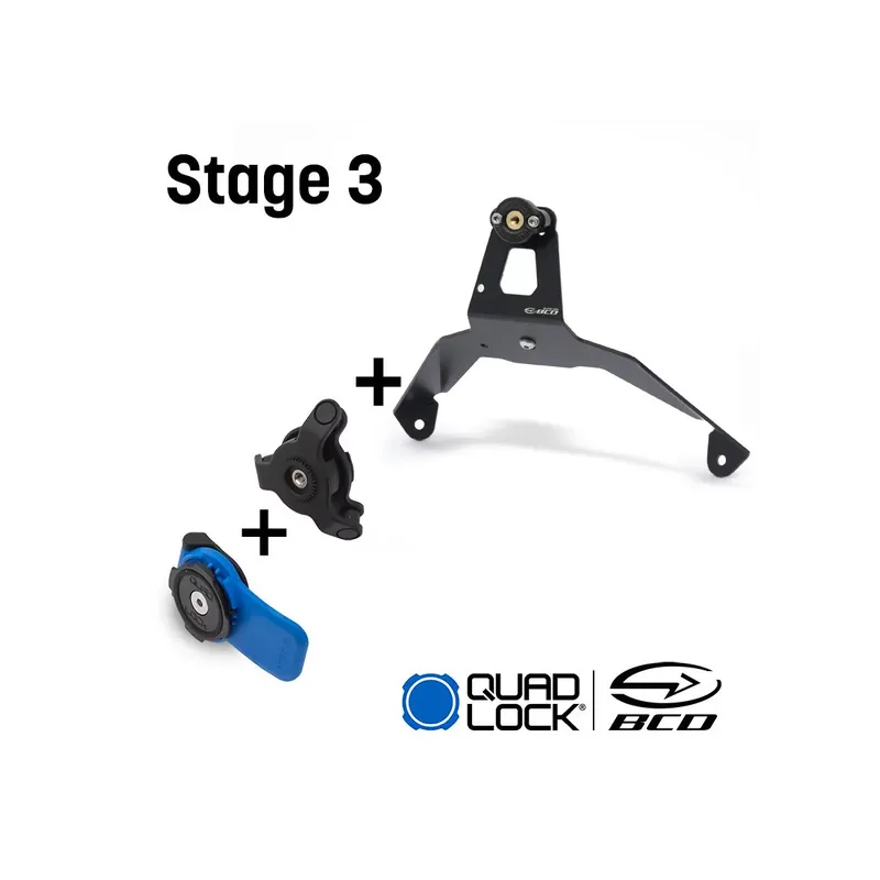 Support téléphone BCD Quadlock Honda Forza 750 depuis 2025 (stage 3) Authentique