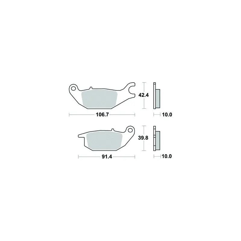 Promotion Saisonnière Plaquettes de frein Arrière Tricity / Tryptik 125 euro-3 14-16