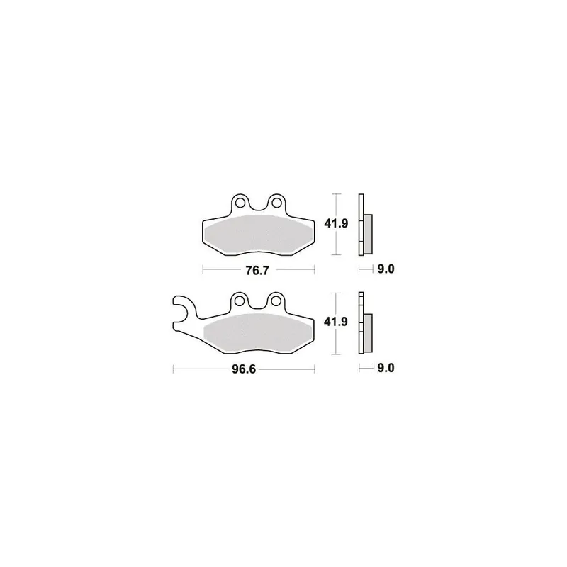 Plaquettes de frein AVANT Perfect Peugeot Citystar 125 4t Air 14-17 Citystar 125 4t h²o 11-17 Affaire À Saisir