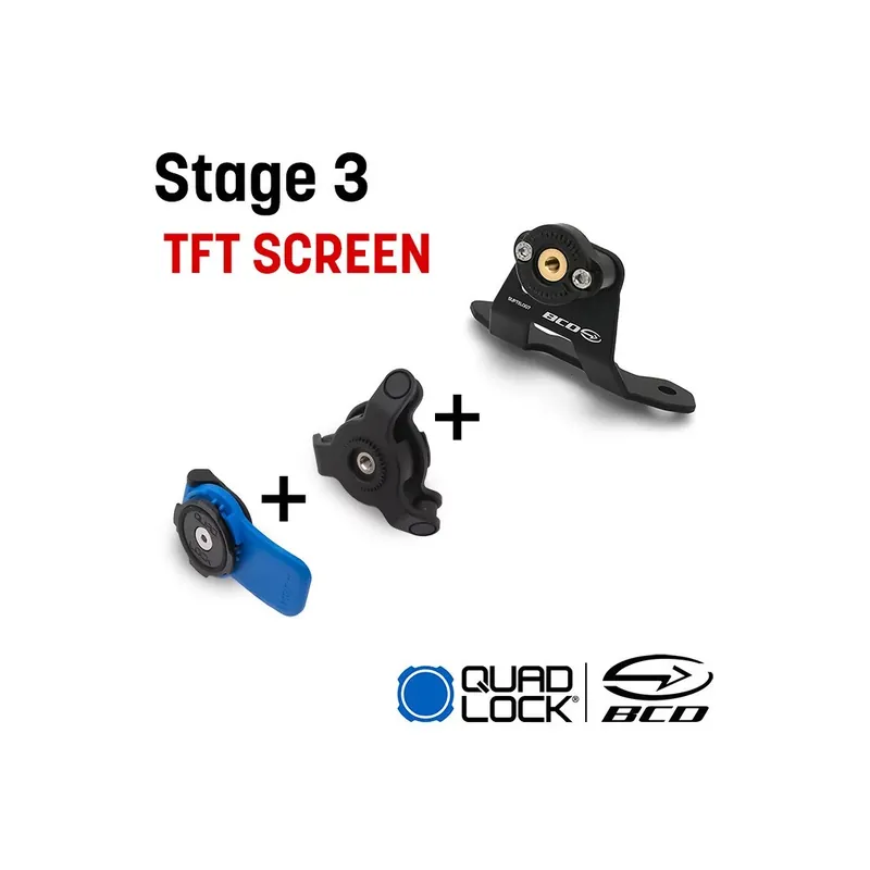 Support Quadlock BCD Yamaha MT-07 ÉCRAN TFT 23-24 (Version STAGE 3) Marque