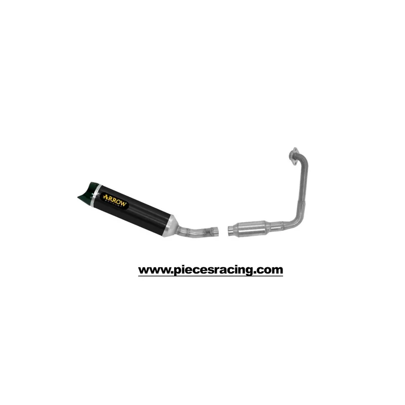 Meilleur Choix Pot Arrow Thunder Alu dark ligne Yamaha YZF-R 125 19-20 (embout carbone)