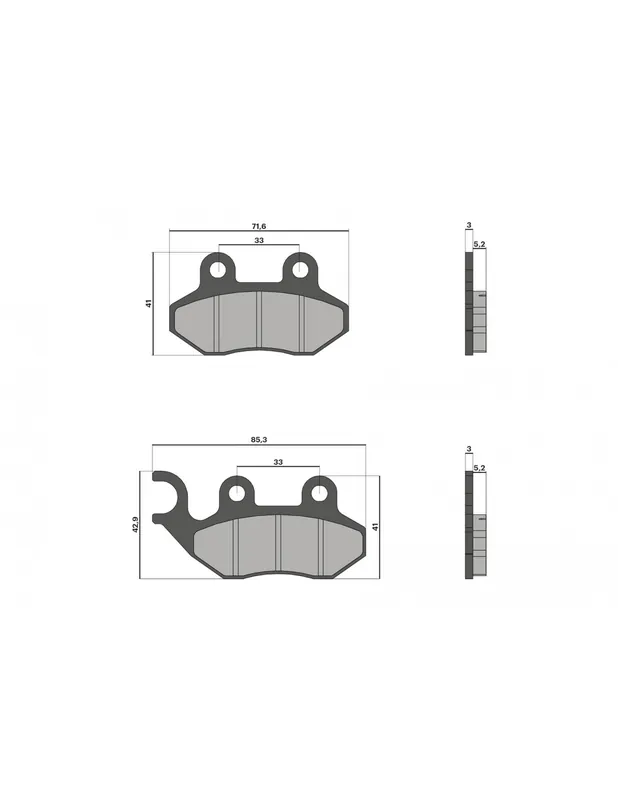Achat Immédiat Plaquettes de frein AVANT Malossi Sym Symphony 125 / ST / S / SR / ST W4 / Cargo