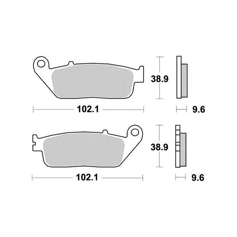 Plaquettes de frein arrière Perfect racing Honda Silver-Wing / SW-T 400 600 Retour Gratuit