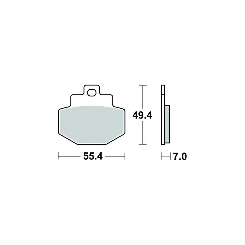 Plaquettes de frein Perfect ARRIERE Vespa GTS 125 /IGET Vespa Super GTS 125 / IGET Solde
