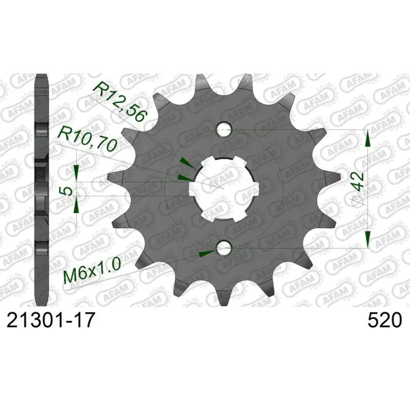 Acheter Direct Pignon 17 dents pour chaine 520