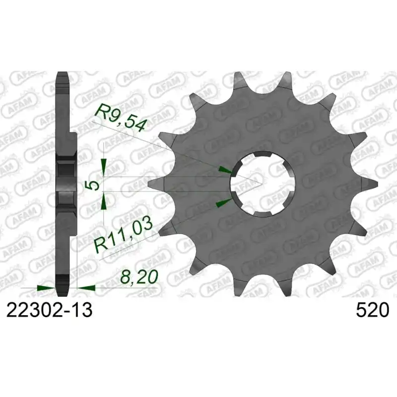Jusqu&rsquo;à Épuisement Des Stocks Pignon 13 dents pour chaine 520
