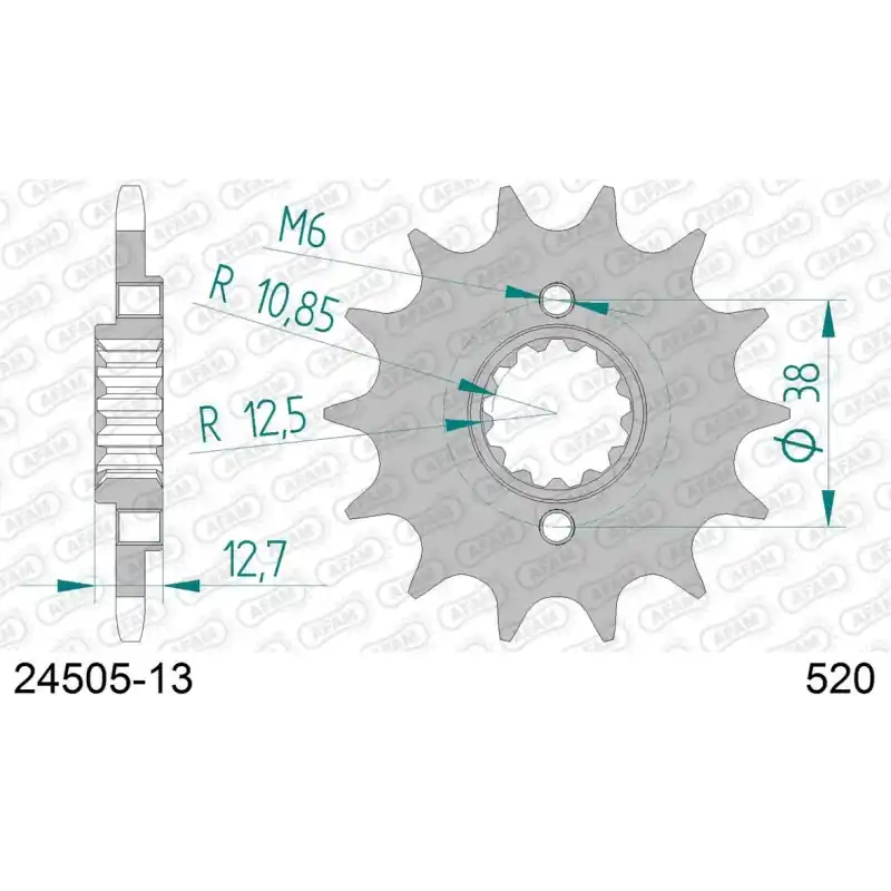 Achetez Aujourd&rsquo;hui Pignon 13 dents pour chaine 520