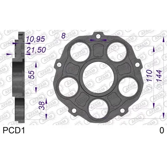Acheter Direct PCD1 PORTE COURONNE DUCATI VIS INCLUSES
