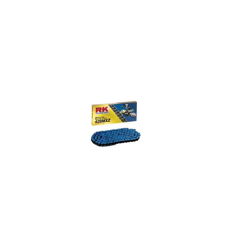 Chaine RK NB428MX Motocross Ultra Renforcée Pas de 428 – Couleur Bleue Marque