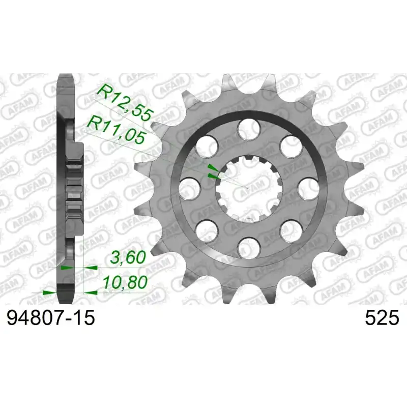 Vente Directe DID KIT CHAINE ALU MV AGUSTA 990 R BRUTALE 2010-2011