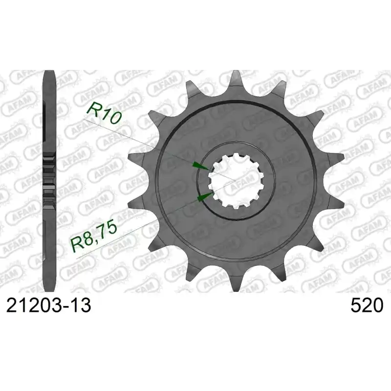 DID KIT CHAINE ALU GAS-GAS EC 125 ENDURO 2001-2002 Must-Have