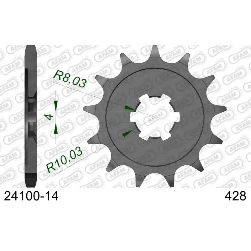 DID KIT CHAINE ALU AB KAWASAKI KX 85 Chaine 428 P ROUES 01-02 Pas Cher