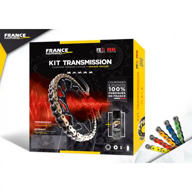 Vente Flash KIT ACIER TRIUMPH 865 AMERICA 2007/15 17X42 RK525FEX