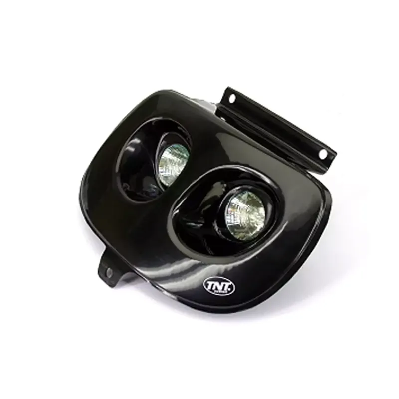 Seulement Aujourd&rsquo;hui Double Optique MBK Booster YAMAHA Bw's avant 2004 – TNT Noir