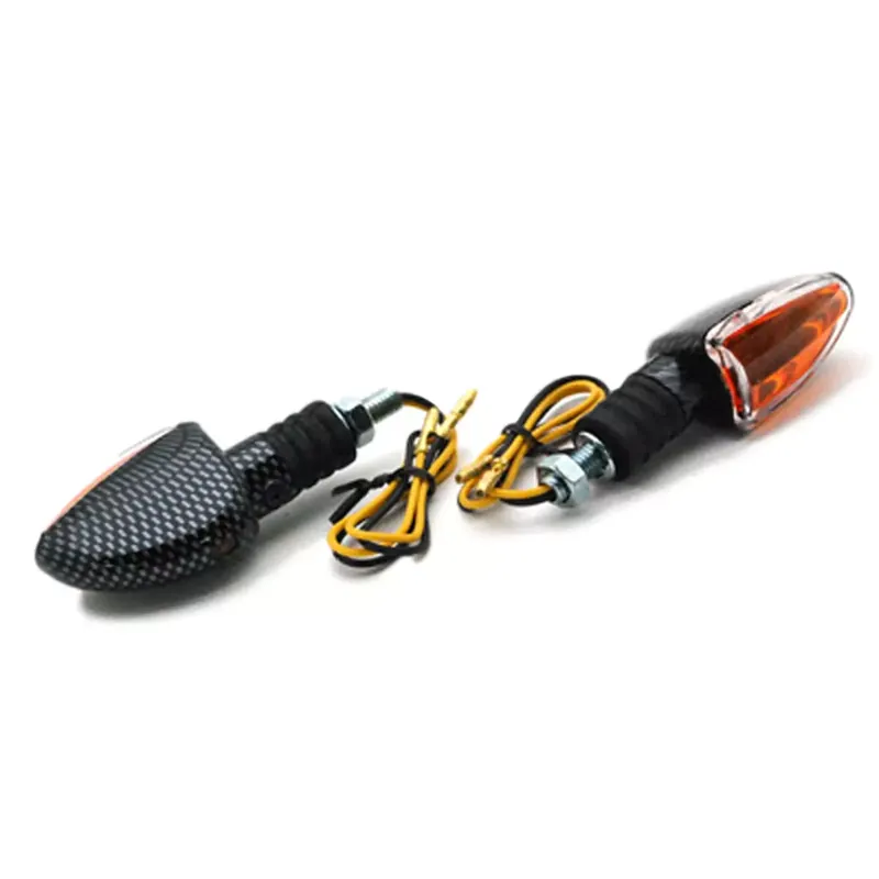 Remise Clignotants Replay Arrow transparent carbone BA9S avec témoin