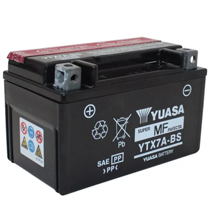 Prix Choc Batterie 12V 6 Ah YTX7A-BS – YUASA sans entretien +G