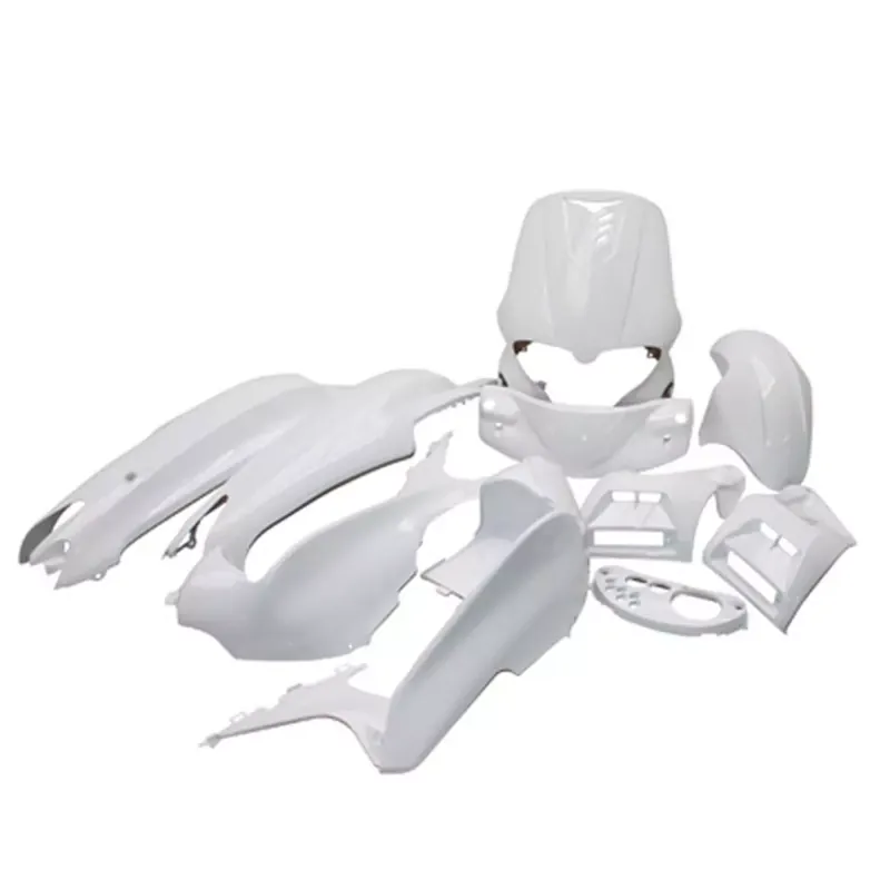 Kit Carénages / Carrosserie GILERA Runner de 1997 à 2005 – Blanc Brillant 12 pièces Super Prix