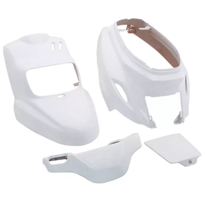 Kit Carénages / Carrosserie MBK Booster Yamaha Bw's à partir de 2004 – Type origine Blanc Brillant 4 pièces Prix Choc