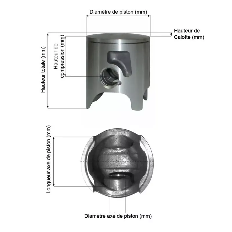 Piston 41mm à 42mm APRILIA SR Ditech Injection – BARIKIT 41.00 mm Bon Plan