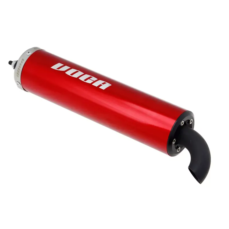 Silencieux de pot Scooter – VOCA Racing Alu Rouge Offre Limitée
