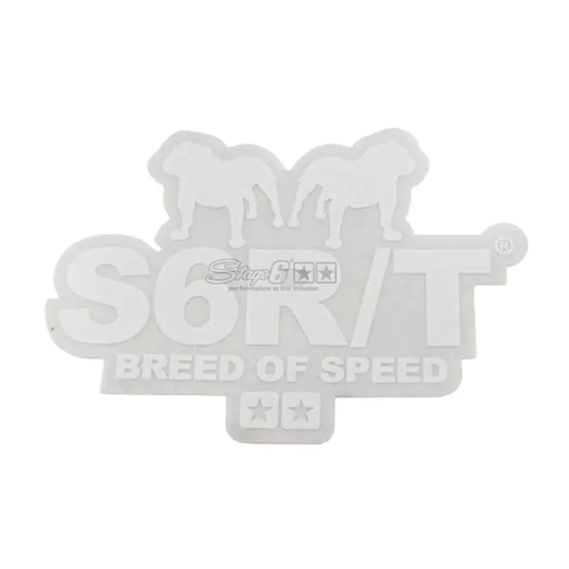 Autocollant / Sticker – Stage6 R/T Breed of Speed Blanc Must-Have